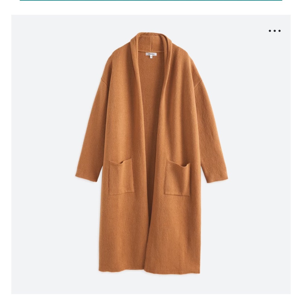 Vigoss annesa maxicoatigan camel new with part of tag